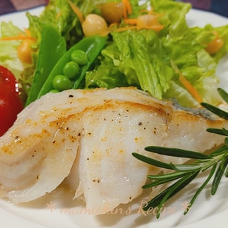 ローズマリー香る✿真鱈のハーブソテー